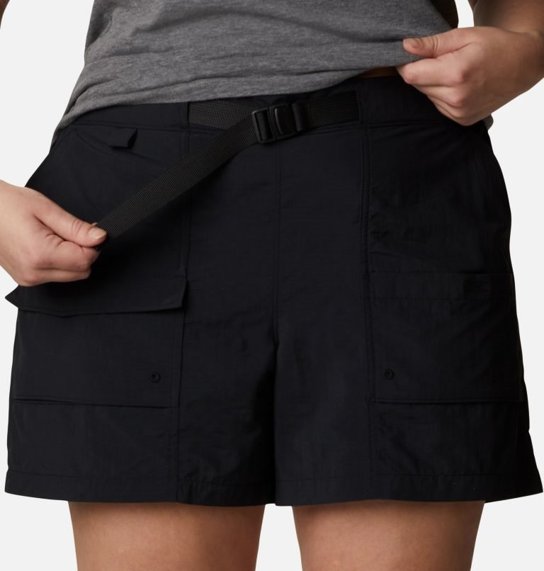 Women's Columbia Summerdry Cargo Shorts Black | Plus Size CA-I30LC